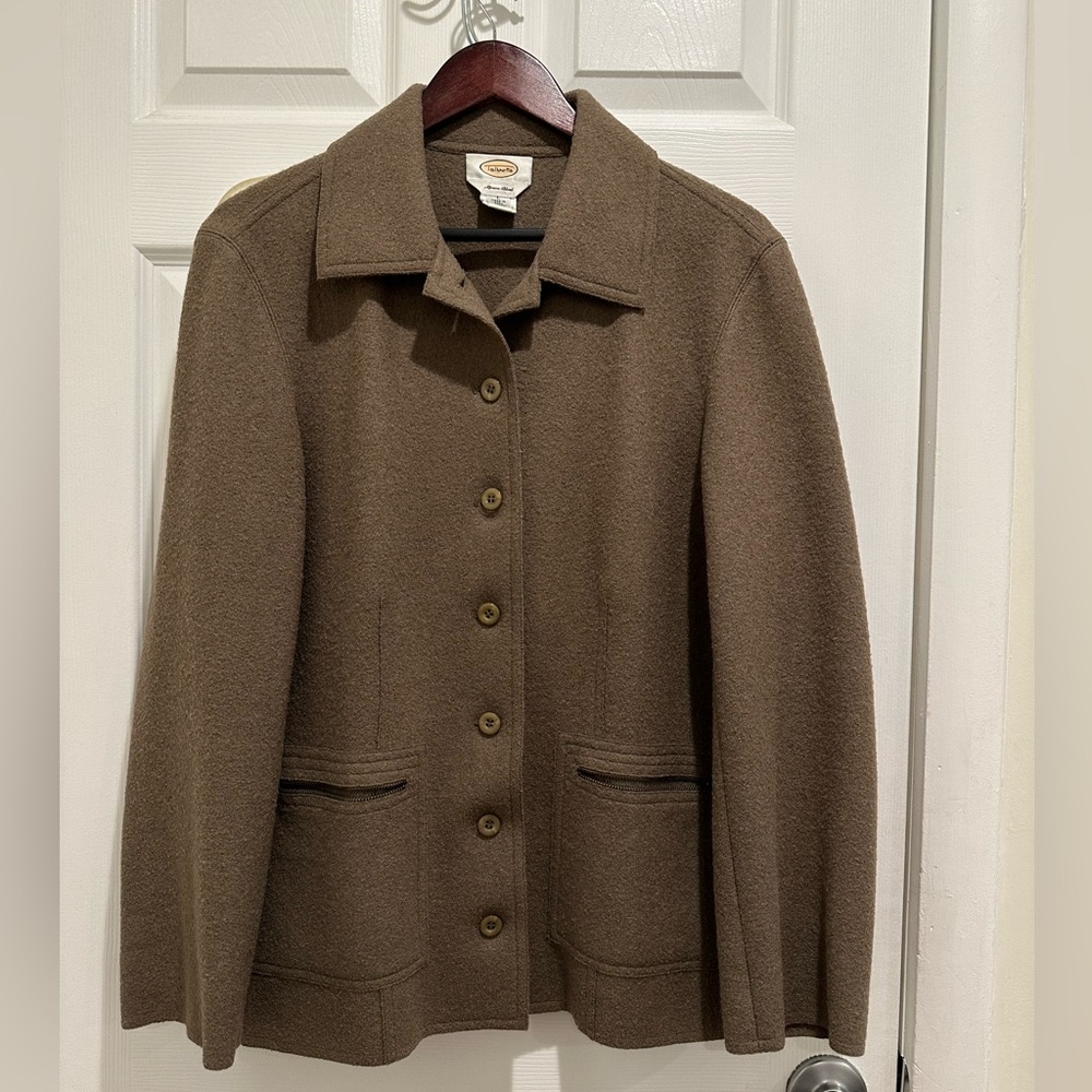 Vintage Talbots Alpaca Blend Wool Coat